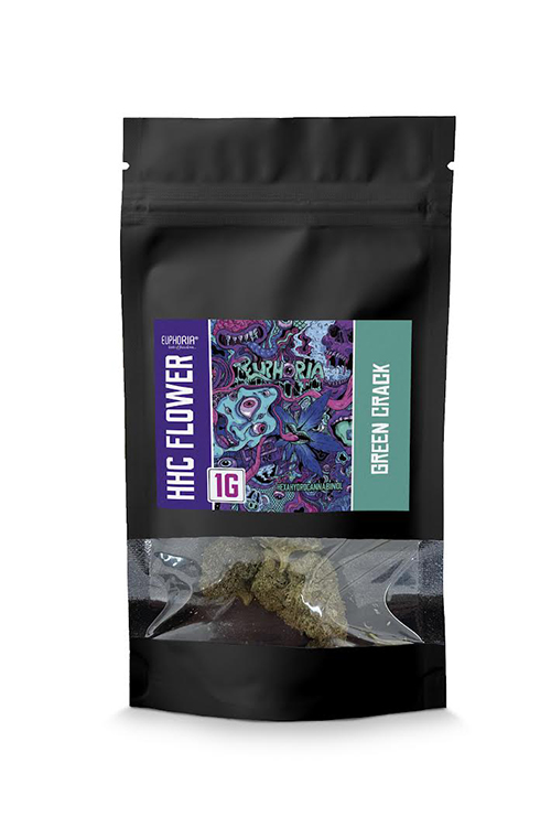 Euphoria HHC květy  Green Crack 30 % 1 g