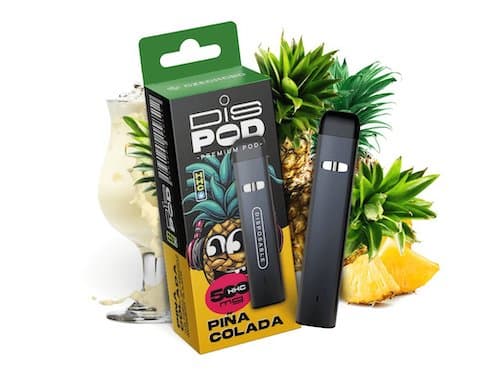 Czech CBD HHC Vape Pen disPOD Pinacolada 500 mg 0,5 ml