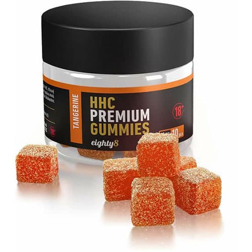 Eighty8 HHC Gummies Tangerine 250mg 10ks