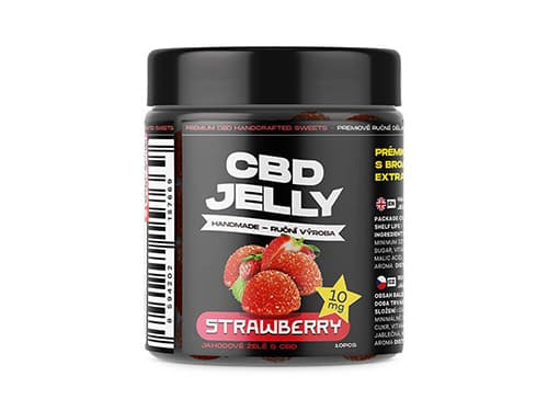 Czech CBD CBD Jelly 10 mg želé jahoda 