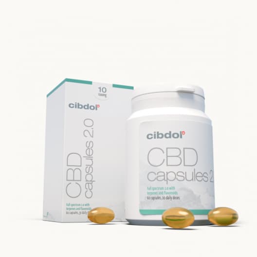 Cibdol CBD softgels kapsle 10% 1000mg 60ks 