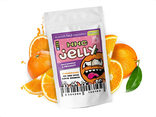 Czech CBD HHC Jelly Pomeranč 250 mg 10 ks 
