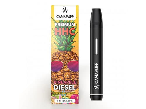 Canapuff  vape pen Pineapple Diesel 96% HHC 1ml