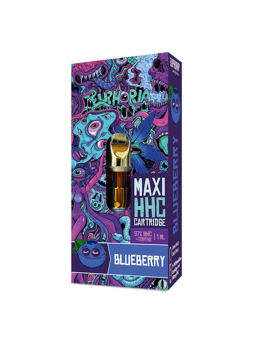 Euphoria Cartridge Blueberry 97% HHC 1 ml 