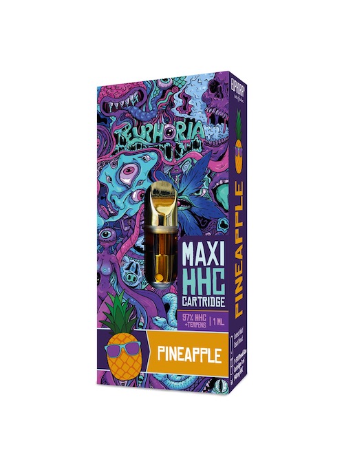 Euphoria Cartridge Pineapple 97% HHC 1 ml 