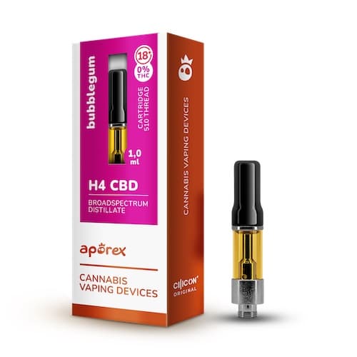 Aporex H4CBD Cartridge Bubblegum 1ml