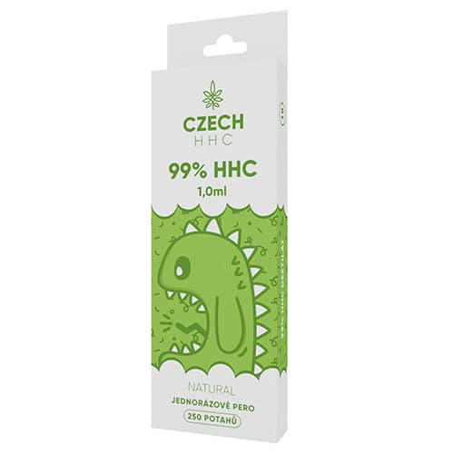 CZECH HHC 99% HHC jednorazové pero Natural 250 potahů 1ml   