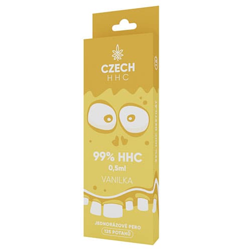 CZECH HHC 99% HHC jednorazové pero Vanilka 125 potahů 0,5ml 