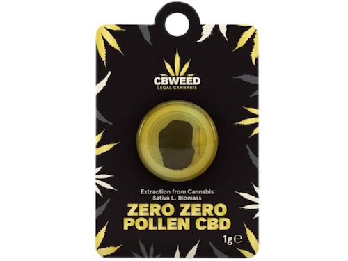 CBWEED Zero zero pollen CBD hash 1g