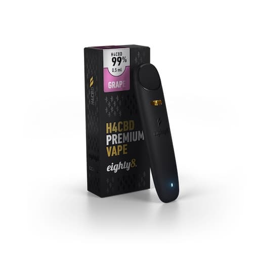 Eighty8 H4CBD Vaporizační pero Grape 99 % 0,5 ml