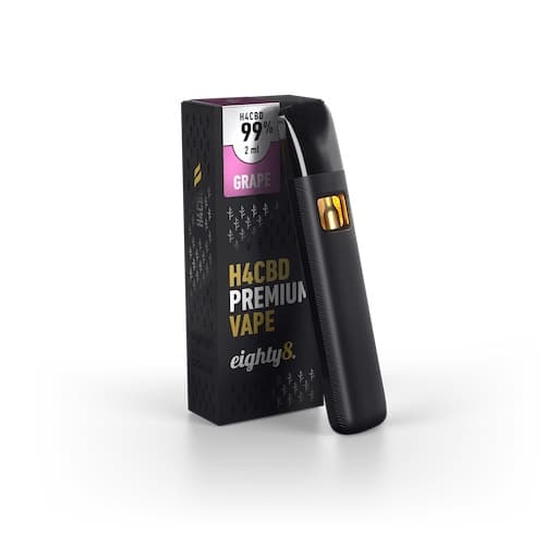 Eighty8 H4CBD Vaporizační pero Grape 99 % 2 ml