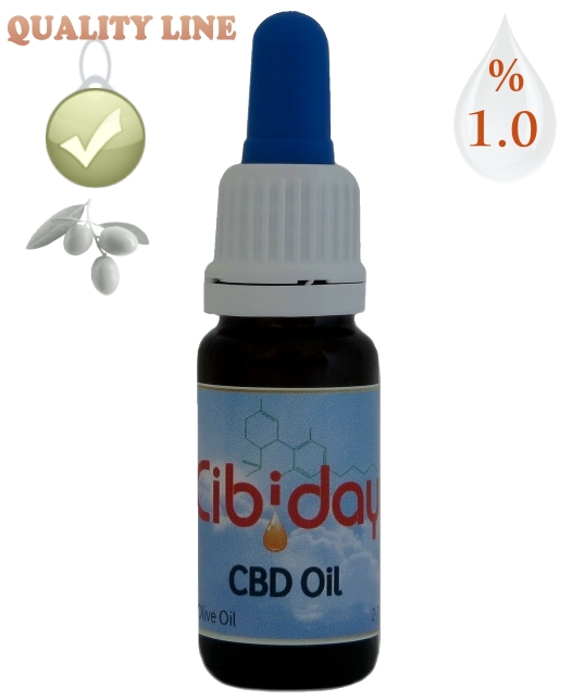 CBD olej Quality Line 1% 10ml Cibiday