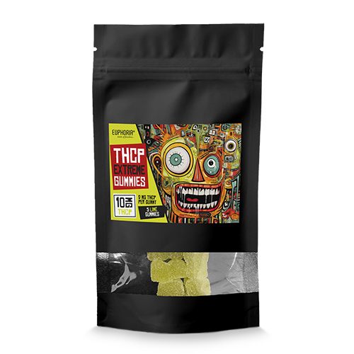 Euphoria THCP Extreme gummies Lime 10mg 15g