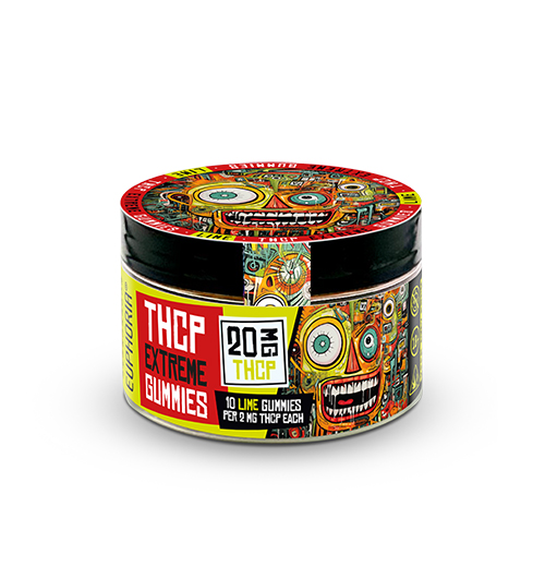 Euphoria THCP Extreme gummies Lime 20mg 30g
