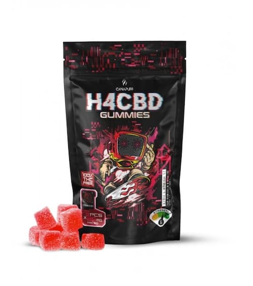 Canapuff H4CBD gummies Strawberry 125mg 