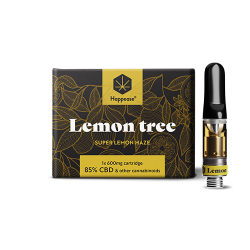 Happease Lemon Tree cartridge 600mg 85% CBD 1ks