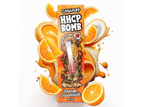 Canapuff vape pen HHCP BOMB Orange Creamsicle 2ml
