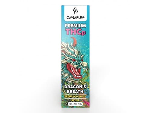 Canapuff vape pen DRAGON'S BREATH 79% THCP 1ml
