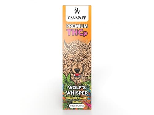 Canapuff vape pen WOLF'S WHISPER 79% THCP 1ml