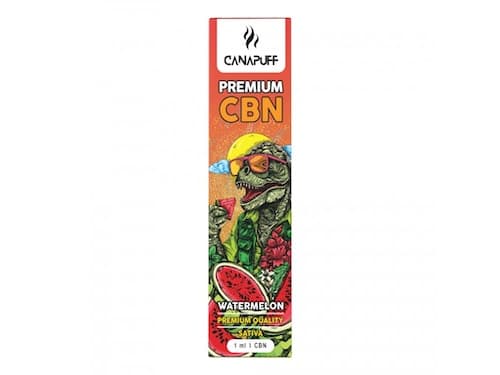 Canapuff Watermelon 89% CBN Jednorázovka 1ml 