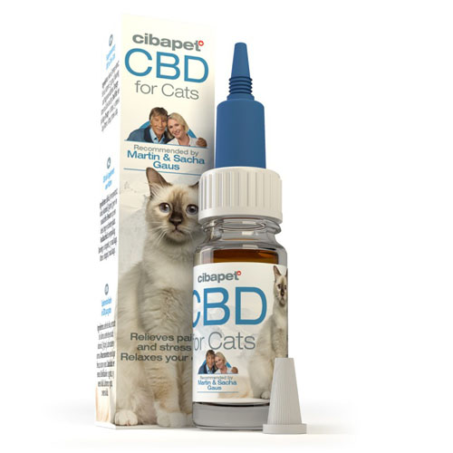 CBD olej pro kočky 4% 400mg 10ml Cibapet 