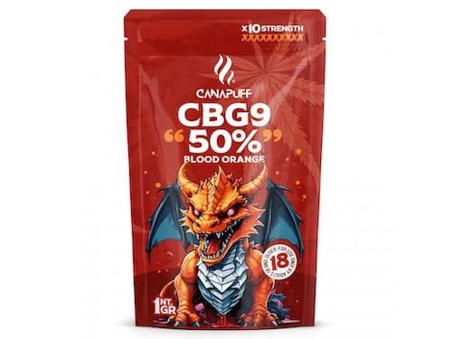 Canapuff CBG9 květy Blood Orange 50% 1g