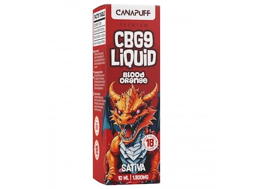 Canapuff CBG9 Liquid 1.5000mg Orange Blood