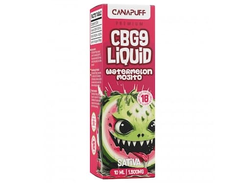 Canapuff CBG9 Liquid 1.5000mg Watermelon Mojito