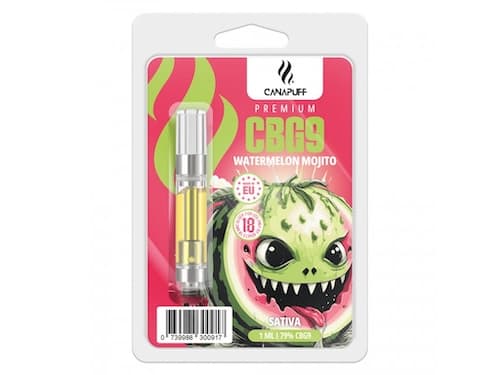 Canapuff cartridge Watermelon Mojito CBG9 79% 1ml