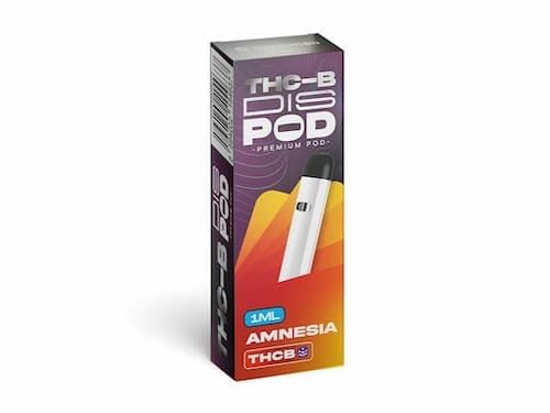 Czech CBD THC-B Vape Pen disPOD Amnesia 1000mg 1ml