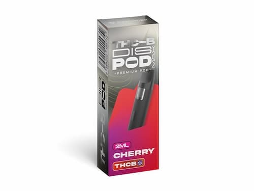 Czech CBD THC-B Vape Pen disPOD Max Cherry 2000mg 2ml