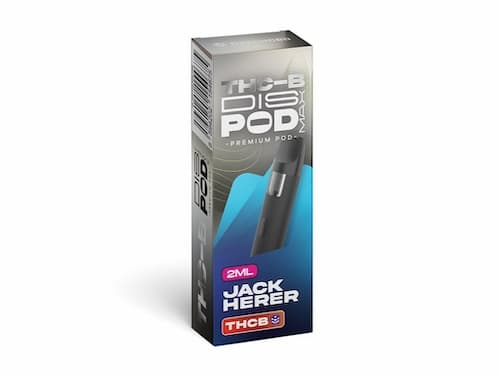 Czech CBD THC-B Vape Pen disPOD Max Jack Herer 2000mg 2ml