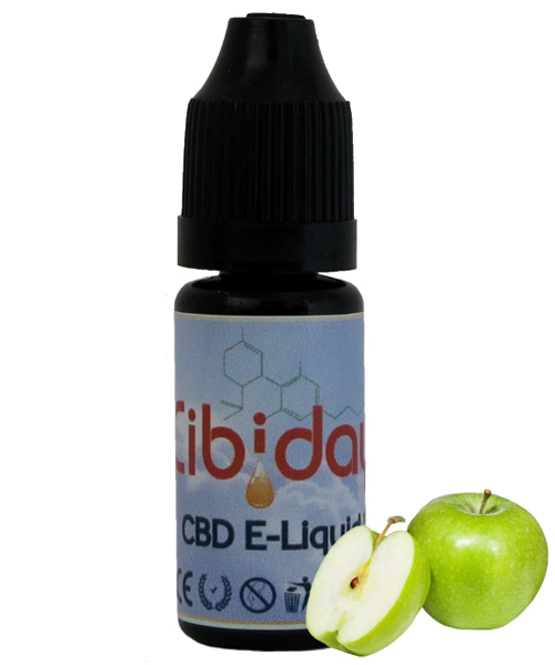 CBD e-liquid Jablko 50mg 10ml Cibiday