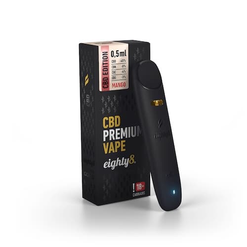 Eighty8 CBD Vape Pen Premium Mango 45% 0,5ml