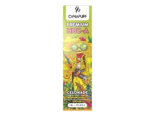 Canapuff vape pen Gelonade 79% HHC-A Jednorazovka 1ml