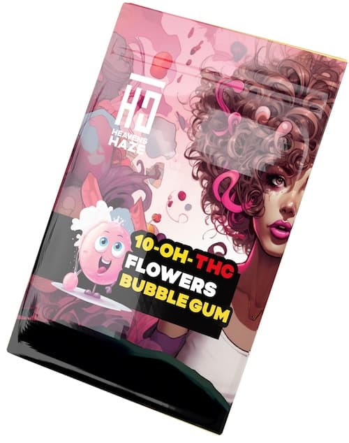 HEAVENS HAZE 10-OH-THC květy Bubble Gum 1g