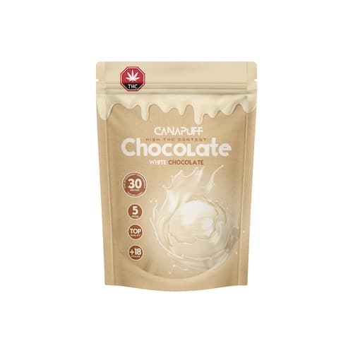 Canapuff THC Chocolate - Bílá