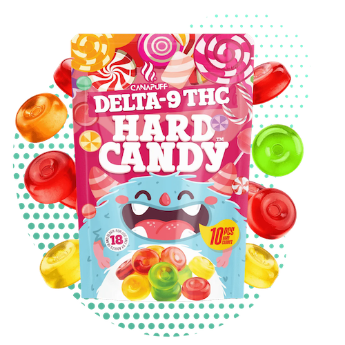 Canapuff Hard Candy - Delta-9 THC 10ks