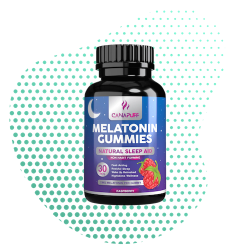 Canapuff Melatonin Gummies Raspberry 30ks