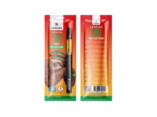 Canapuff pen+cartridge Rest 95% CBD 1ml