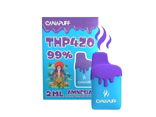 Canapuff vape pen Amnesia 99% THP420 Jednorázovka 2ml