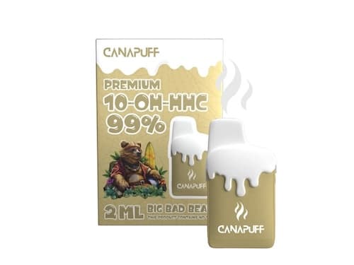 Canapuff vape pen Big Bad Bear 99% 10-OH-HHC Jednorázovka 2ml