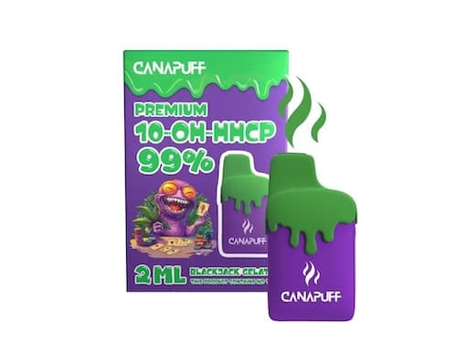 Canapuff vape pen Blackjack Gelato 99% 10-OH-HHCP Jednorázovka 2ml