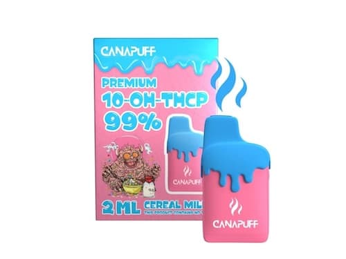 Canapuff vape pen Cereal Milk 99% 10-OH-THCP Jednorázovka 2ml