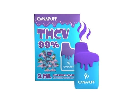 Canapuff vape pen Blueberry Cookies  99% THCV Jednorázovka 2ml