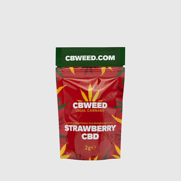 CBWEED CBD konopný květ Strawberry 02 2g 