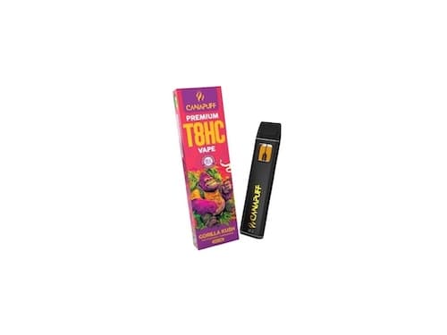 Canapuff vape pen Gorilla Kush 95% T8HC Jednorazovka 1ml