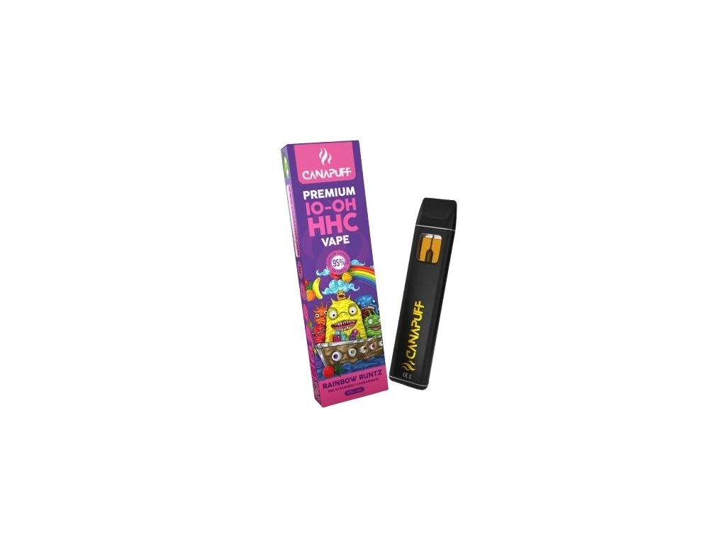 Canapuff vape pen Rainbow Runtz 95% 9H-HHC Jednorazovka 1ml