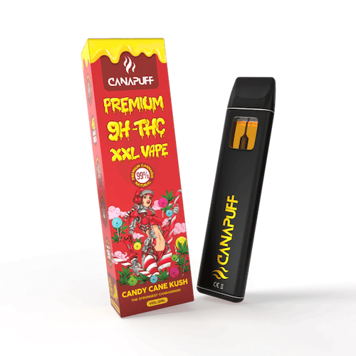 Canapuff vape pen Candy Cane Kush 99% 9H-THC Jednorázovka XXL 2ml ##