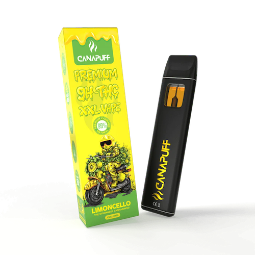 Canapuff vape pen Limoncello 99% 9H-THC Jednorázovka XXL 2ml ##